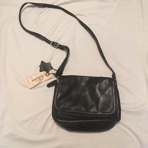 Margot Black Genuine Leather Crossbody Bag